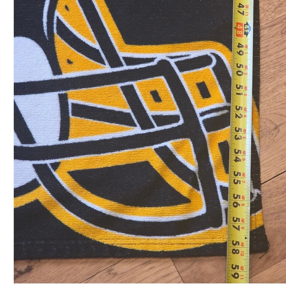 Pittsburgh Steelers NFL Beach Towel The Northwest Company Helmet Logo 29x59